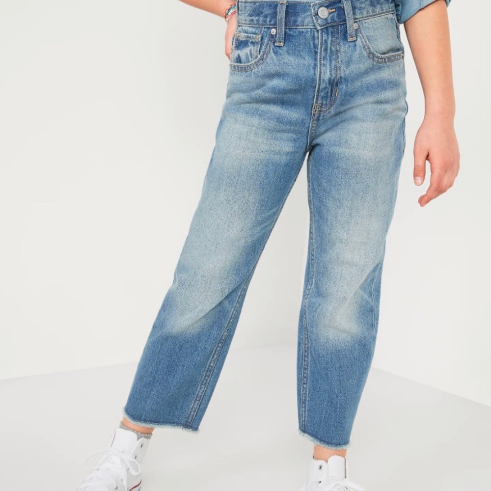 Old Navy high-rise straight jeans
